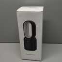 let'me 13 Inch Desk Fan, Bladeless Table Fan, 106 Oscillating Fan Touch Control with 3 Speeds and Night Light, Small Quiet Desk Fan for Personal, Office, Nightstand (white)