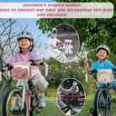 Kids Bike Basket, Bike Basket Front Bikehandlebar Bag for Girl Boys,Applicable to Most Children's Bicycles, Scooters, and tricycles, Multifunctional Bike Accessories for Kids.