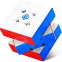 GAN 14 Maglev Pro Magnetic Speed Cube, Pro Level Anti-POP, Upgrade Center Stable Locking, 3x3 Stickerless 56mm Magnets Magic Cube Puzzle Toys for Kids Adults, UV Coated