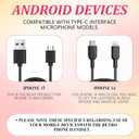 Retro Phone Handset, Cell Phone Receiver with Microphone & Speaker, Type-C Retro Telephone Wired Handsets Style Landline Handle Receiver for Cell Mobile Video Conferences, Calls, Meetings (red)