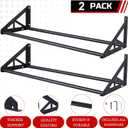 2 Pcs [LARGE] 3D Printer Filament Storage Rack, Filament Rack Wall Mount, 3D Filament Storage Shelf, Filament Spool Holder for 3D Printer Rolls, Heavy Duty Metal Organizer for Printing Studio