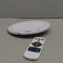 wowatt Battery Operated Ceiling Light Rechargeable Ceiling Lights with Remote Wireless Shower Lighting 3000K 4500K 6500K 7.48in Dimmable Timing Overhead Light for Closet Shower Living Room (1 Pack, 3CCT-Round)