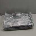 Magnetic Thermal Insulated Door Curtain Cover Made of Oxford and Cotton Fit Door Size 36" x 82" Insulated Curtains for Winter Thicker Layered Fabric Doorway Curtains Keep Cold Drafts Out (Gray.)