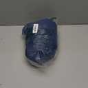 Denim Dress for Women, Puff Short Sleeve Jean Dress Square Neck Denim Romper with Pockets (Small, Dark Blue)