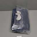 Portable Cordless Heated Blanket for Stadium, Rechargeable USB Heated Throw Blanket for Outdoor, 3 Heat Settings Electric Heated Blanket for Office, Camping, 58x 38 (Battery Pack Not Included) (Navy Blue)