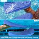 Gintenco Swim Fins, Kids Swim Training Fins for Lap Swimming, Travel Size Flippers with Mesh Bag, Silicone Swimming Fins for Kids Teens Adults Women Men, Size: XL(US Men 8-9.5/ US Women 8.5-10)