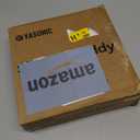 YASONIC Shower Caddy Corner, 3-Pack Adhesive Rustproof Stainless Steel Shower Shelves with Soap Holder, No Drilling Shower Organizer Corner for Dorm, Renters Bathroom, Black