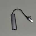 Acer USB to Ethernet Adapter, USBC Hub Ethernet 1Gbps with 3*USB 3.0, Aluminum Heat Dissipation, Driver Free, USB to Network Adapter for Windows 10, 8.1, Mac OS, Laptop, MacBook Pro, iPad, XPS, etc