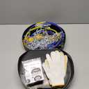 Snow-Chains Auto Fixing 1 Min Quick Fit Easy Installation Tire-Chains, Portable Reusable Universal Emergency Tire Traction Chain for Passenger Car, Pickup Trucks and SUV - Set of 2 (HKN-60)