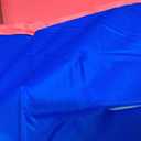 ECR4Kids Premium Folding Rest Mat, 3-Section, 1in, Sleeping Pad, Blue/Red, 5-Pack