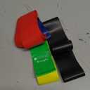 Resistance Bands for Working Out, Exercise Bands Resistance Bands Set with 5 Resistance Levels, Multi-Colored Workout Bands for Indoor & Outdoor Fitness, Leg Strength Training, Yoga