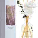 COCORRNA Reed Diffuser - Eucalyptus Lavender Scent, 6.76 fl oz Essential Oil with 8 Reed Sticks - Home Fragrance for Bedroom Bathroom Shelf Dcor (6.76 Ounce/1 pack)