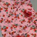 Dog Recovery Suit After Surgery Female Male, Medium Large Dog Neuter Shirt Cone Alternatives Prevent Licking Surgical Onesies (Strawberry, 2XL)