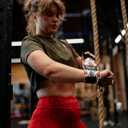 WARM BODY COLD MIND - Weightlifting Wrist Wraps for Cross Training, Powerlifting, Deadlift, Gym, Workout, Exercises & Fitness, Heavy-Duty Wrist Support, Thumb Loop (12" Red Chili)