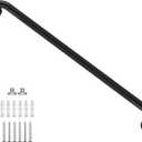 Black Shower Grab Bar w/Anti-Slip Knurled Grip 36 Inch, Zepolu Stainless Steel Bathroom Handicap Grab Bars, Safety Bar Balanced Handrail, Handicap Injury Elderly Senior Assist Support Shower Handle