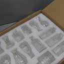 36Pcs Bud Vases Set Small Vintage Glass Bottles Clear Bud Vases in Bulk Multiple Shape Cute Glass Vases for Rustic Wedding Centerpieces Table Decorations and Home Decor(Clear)