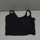 CFRTMTBB Nursing Tank Tops for Breastfeeding Nursing Sports Bras U Back Sleeveless Tank Top Workout Fitness Maternity Bra (Black,M)