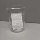 ULAB Heavy Duty Glass Beakers, Vol.1000ml (33.8oz), Borosilicate 3.3 Glass, Thick Wall Beakers, with Double Scale, Superior Durability & Chemical Resistance, UBG1064