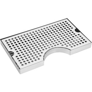 Beer Drip Tray, Beer Tap Drip Tray, Beer Keg Drip Tray, Easy to Clean Highly Polished Surface Drip Tray, Beer Tap Drip Tray with Non Slip Rubber pad 11.96 x 7.05 x 1.02 inches