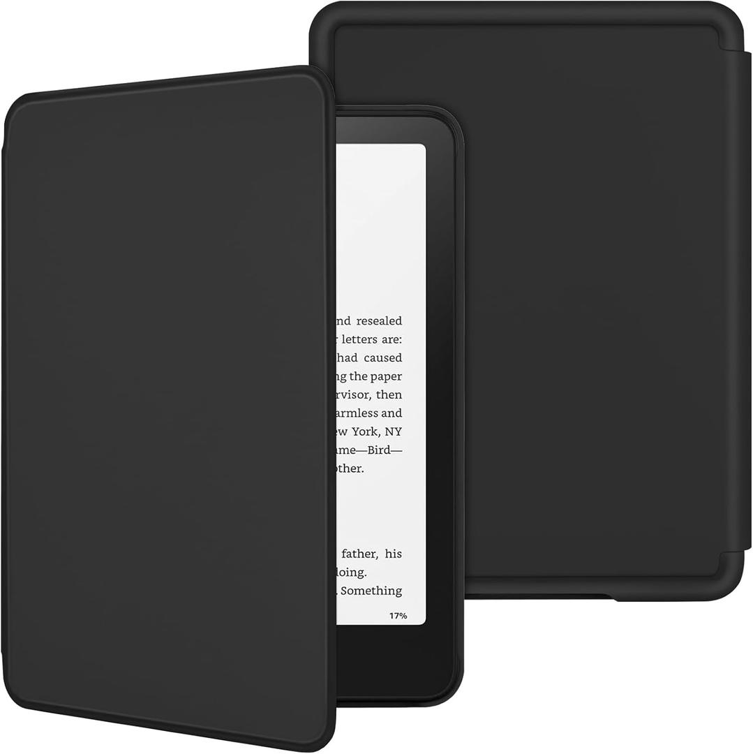 KBCASE Case for 7" Kindle Paperwhite (12th Generation-2024) and Kindle Colorsoft Signature Edition, Slim Smart Cover with Auto Wake/Sleep for Kindle Paperwhite 7 inch (Black)