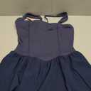 QINSEN Women's Summer Sleeveless Rompers Double Lined Shorts Jumpsuit One Piece Outfits Navy Blue M