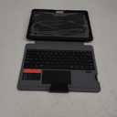 Nillkin iPad Air 13 inch Case Keyboard (M3,2025/M2,2024), Slide Camera Cover, iPad Pro 12.9 Protective Case with Wireless Detachable Keyboard, Multi-Touch Trackpad and Pencil Holder