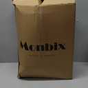 Monbix Queen Comforter Set - 7 Pieces Blue Gray Bed in a Bag Queen Bedding Sets with Comforters, All Seasons Comforter Bed Set with Sheets,Pillowcases & Shams (Queen(90"X90"))