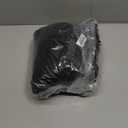 Smiry Luxury Chenille Bathroom Rugs 30x20, Extra Soft and Absorbent Shaggy Bath Mat, Machine Washable, Non-Slip Plush Carpet Runner for Tub, Shower, and Floor, Home Decor Accessories, Black