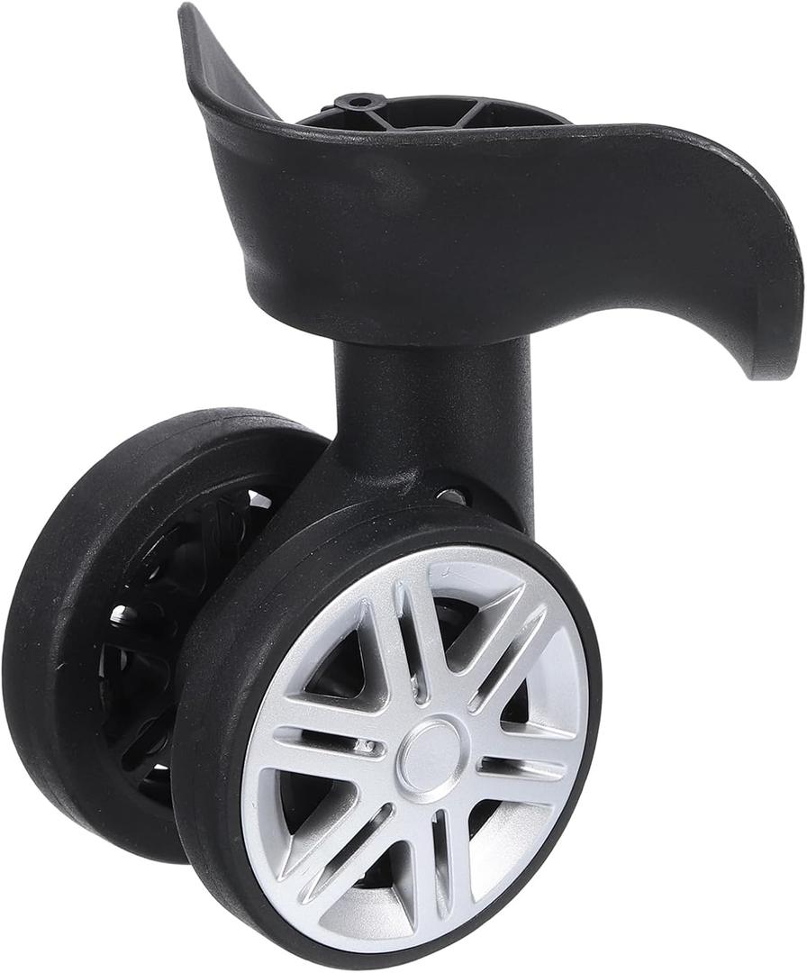 uxcell Luggage Wheel Replacement, Suitcase Trolley Wheels DIY Repair, Spinner Wheels Luggage Accessories, Swivel Silent Wheel, Black