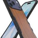 Smartish iPhone 17 Pro MagSafe Case - Gripzilla Protective Magnetic Case for Men [Rugged + Tough] Military Grade Heavy Duty Grip Armor - Drop Tested for iPhone 17 Pro - Walnut Woods