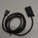 HDMI to VGA Cable 3FT, Computer HDMI to VGA Monitor Cord (Male to Male) Compatible for Raspberry Pi, Roku, Computer, Desktop, Laptop, PC, Monitor, Projector, HDTV and More-NOT Bidirectional