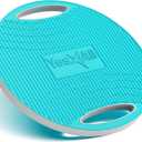 Yes4All Upgraded Wobble Balance Board, 16.34" TPE Non-slip, Stability Board for Home Gym, Standing Desk & Physical Therapy (A. Sky Blue)