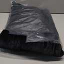 Set of 2 Chair Cushions for Dining Chairs with Ties, Indoor Non-Slip Kitchen Chair Pad and Dining Room Seat Cushion Mat for Office Living Room Outdoor 15.5" - Black