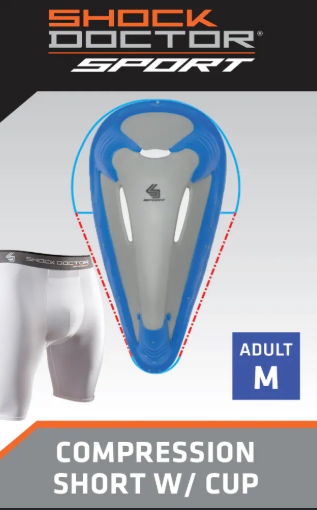 Athletic Cup w/ Soft Rim, Shock Absorbent Groin Protector for High Impact Sports, Combat Sports, Baseball, Lacrosse, Football, Hockey, MMA, BJJ, Boxing, Muay Thai | Adult M