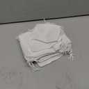 uxcell 20 Pcs Velvet Drawstring Bag, 4 x 5 Inch Jewelry Velvet Pouches Gift Bags for Wedding Party Favor Candy Jewelry Packaging Organizing Storage, White