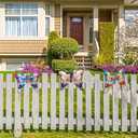 Metal Glass Butterfly hanging decor with Hook , Cute Insect Pot Percher,Flying Colorful Butterfly Garden Yard Planter Decoration and Window Ornament, 3 OF SET