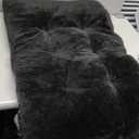 Dog Crate Bed for Large Size Dogs,Washable Dog Kennel Pad Ultra Soft Pet Sleeping Mat for Cages,Anti-Slip Bottom,35x22 inch,Black