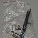 Mokuo Dirt Bike Stand,Motorcycle Kickstand, Scooter Mopeds Side Stand Come with Mounting Bracket in Iron Material Compatible with Most Scooter Mopeds Mini Bike,Height of 17.2cm Above Ground (Total Length:20cm)