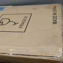 Vinyl Single Hung Sliding Window, 24" x 30" Household Window with Double-Pane Insulated Tempered Glass, White Energy-Efficient Soundproof Window for House, Mobile Home