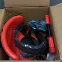 Kids Bike Seat, Baby Bicycle Seat Bearing 50kg Front Mounted Child Bike Seat with Handrail and Seatbelts for Children Aged 8 Months to 4 Years, Adjustable Kids Seat for Adult Bike, Red