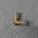 SharkBite 1-1/4 Inch Crimp 90 Degree Elbow, Brass Plumbing Fitting, PEX Pipe, PE-RT, UC0235