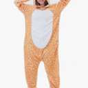 ABENCA Fleece Unicorn Onesie Pajamas for Women Adult Cartoon Animal Christmas Halloween Cosplay Onepiece Costume 140