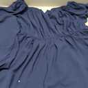 SCOMCHIC Women Plus Size Maxi Dress Long Sleeve Square Neck Wedding Guest Cocktail Belted Elegant Flowy A Line Long Dresses, Size L