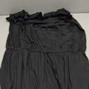 ANRABESS Women's Plus Size Loose Solid Off Shoulder Elastic Waist Stretchy Long Romper Jumpsuit with Pockets 203heise-XXL WFF03