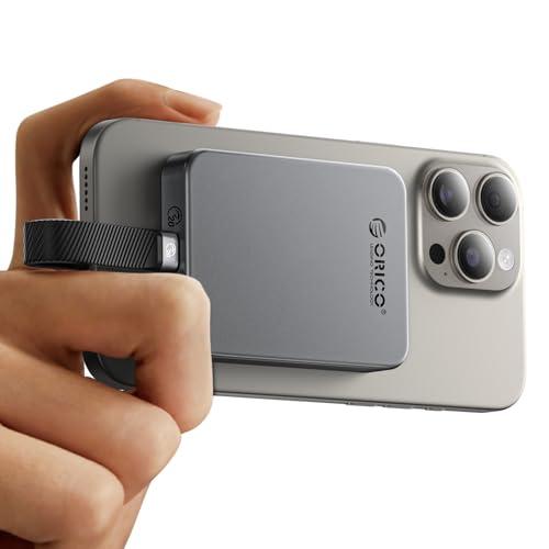 ORICO 512GB Magnetic Portable SSD, Aluminum Alloy, 4K 120 fps ProRes HDR Record and Store, Up to 2000MB/s, External Solid State Drive, Compatible with iPhone 16 Pro Max, Tablet, Computer - K20