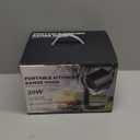 Portable Range Hood - Desktop Kitchen Exhaust Fan Extractor, Ductless Mini Smoke Airhood for Indoor Cooking, RV Camper Cooktop Absorber, Air Vent Filter System, 3-Speed Smokeless Fans