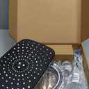 Veken Wide High Pressure Rain Shower Head with Handheld, Handheld Shower Heads with Multi Spray Modes, Rainfall Combo with 15" Metal Extension Arm,Detachable Dual Shower, Bathroom Decor,Chrome Silver (11.8 Inch(Standard))