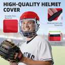 12 Pack Football Helmet Covers – Bright Color Scrimmage Caps for Youth & Adult, 10.4" Practice Helmet Covers for Football, Hockey & Lacrosse Training (Blue)
