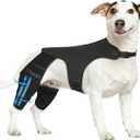 Dog Knee Brace for Torn ACL Hind Leg, Adjustable Hip Support to Reduce Pain, 4 Stabilizers Dog Leg Braces for Back Leg, CCL, Ligament Injuries & Luxating Patella, XS