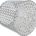 PATIKIL Gutter Guard Filter 4.3"-3.5", PVC Termination Cap Mesh Screen Roof Vent Cover Stainless Steel Conical Exhaust Pipe Cover Downspout Guard Filter Strainer for Downspout